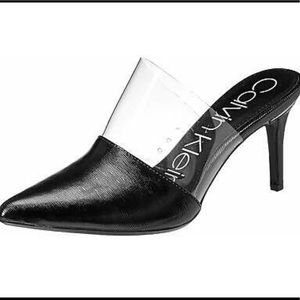 RARE Calvin Klein Graycie Heel Pump Mule 7